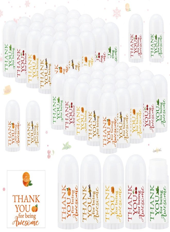Swiffen 50 Pcs Valentines Day Mini Lip Balm Gifts Bulk Thank You Gifts Mini Lip Balm Pack Moisturizer Assorted Flavors Care Products for Teacher Baby Shower Coworkers Friend - Image 1